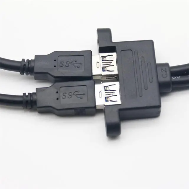 Main image of Wholesale usb extension cables 3.0, dual male and dual female data cables, digital electronic computer cover cables, ear cables, all included