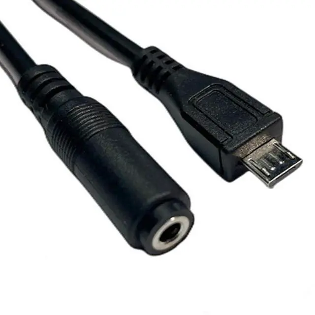 Alt view image 2 of 4 - Audio cable 3.5 to micro-B adapter, Micro USB to 3.5mm female adapter, conversion cable, audio cable