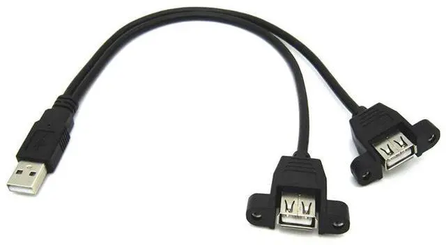 Main image of The manufacturer supplies usb 1/2 charging cables, usb extension cables with ears, 1/2 data cables with screw holes