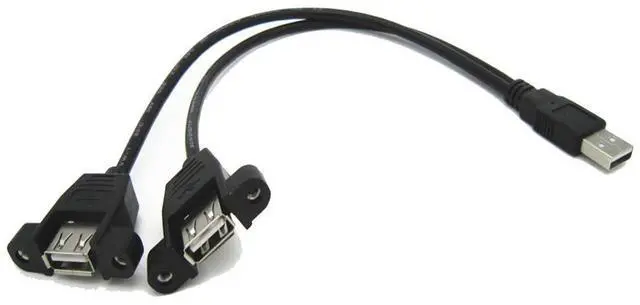 Alt view image 3 of 4 - The manufacturer supplies usb 1/2 charging cables, usb extension cables with ears, 1/2 data cables with screw holes