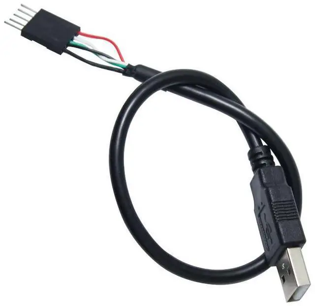 Main image of USB2.0 male cable to DuPont 5P pin motherboard 2.0 5-pin male to USB 5P male to USB adapter cable