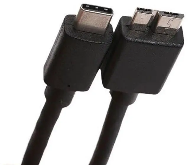 Alt view image 3 of 4 - 0.5-meter Type-C to micro portable hard drive data cable charger extension cable desktop laptop