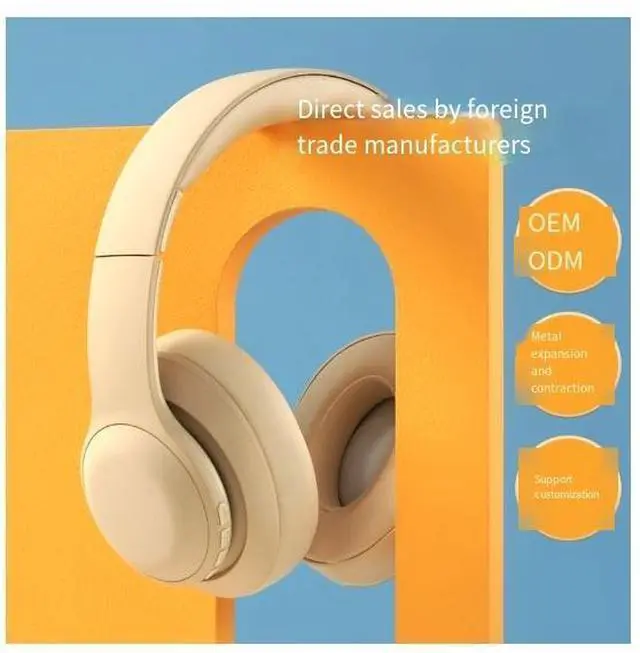 Alt view image 2 of 4 - Cross-border bestseller SN81 wireless over-ear Bluetooth headphones, full-ear FM private mold headphones, game and music headsets manufacturer