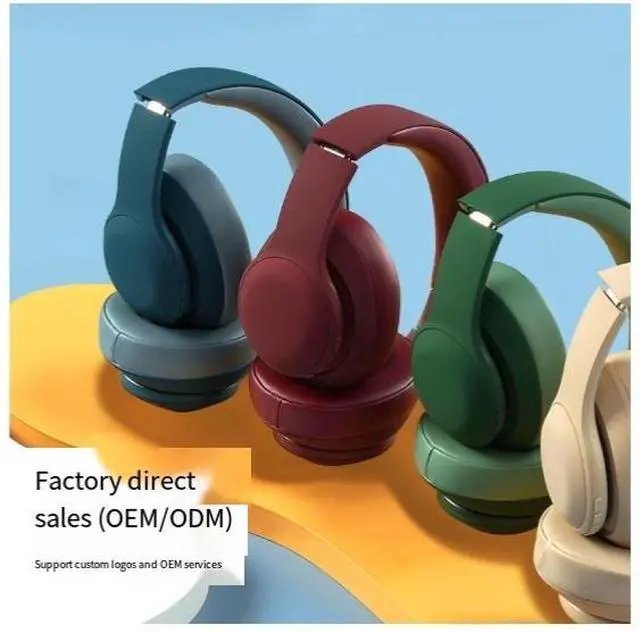 Alt view image 4 of 4 - Cross-border bestseller SN81 wireless over-ear Bluetooth headphones, full-ear FM private mold headphones, game and music headsets manufacturer