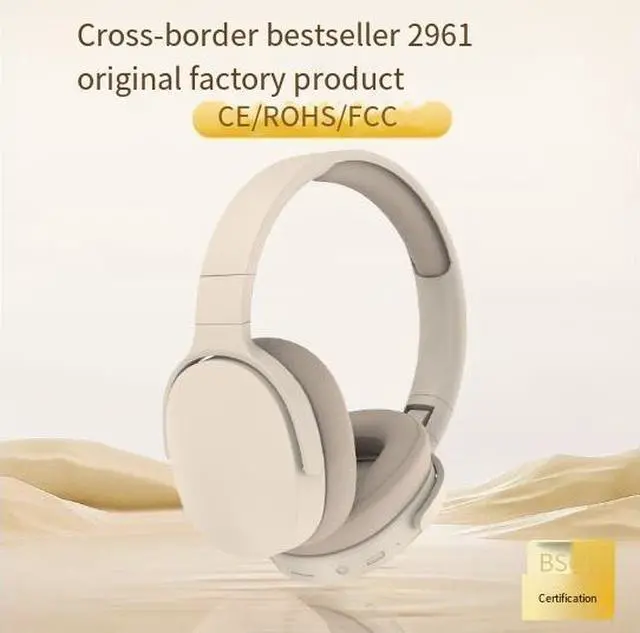 Alt view image 3 of 4 - Cross-border bestseller P2961 original factory over-ear Bluetooth headphones with wireless ultra-long battery life are available in stock for iphones