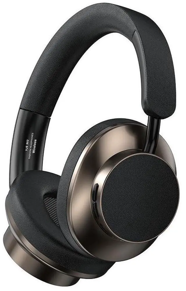 Alt view image 2 of 4 - Cross-border VJE902 wireless retro-colored over-ear Bluetooth headphones with leather spray-painted surface for sports export headsets