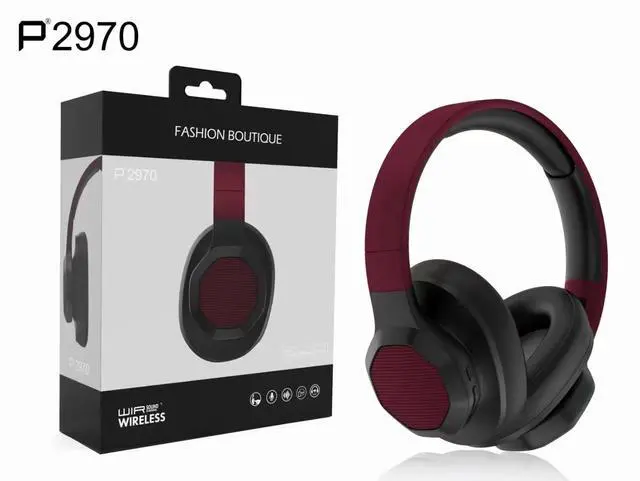 Alt view image 4 of 4 - The custom factory's best-selling P2970 over-ear Bluetooth wireless headphones with a subwoofer card support OEM/ODM foreign trade
