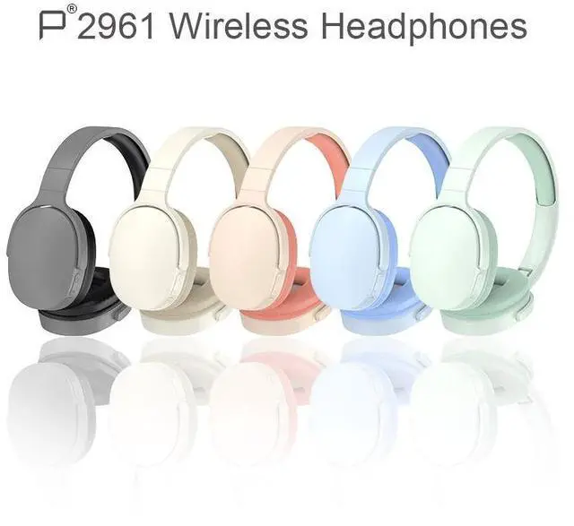 Alt view image 3 of 4 - Cross-border bestseller P2961 wireless over-ear headphones, stereo semi-wrapped headsets, Bluetooth 5.3, factory direct sales, private model