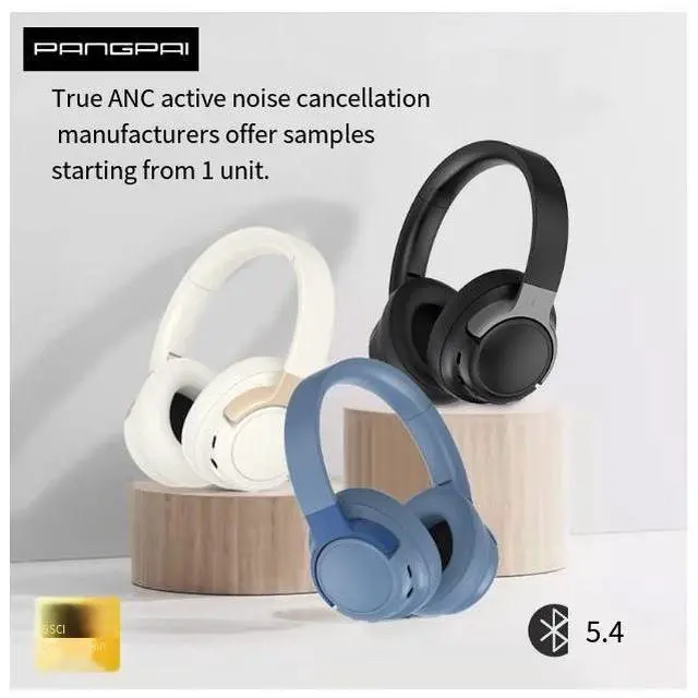 Alt view image 3 of 4 - In 2025, the new bestseller of active noise-cancelling over-ear Bluetooth headphones is a low-power, high-capacity wireless mobile phone universal private model