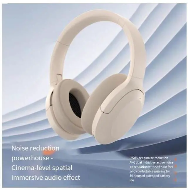 Alt view image 3 of 4 - Best-selling active noise-cancelling over-ear headphones, wireless Bluetooth private model, cross-border mobile phone universal manufacturer private model, customizable