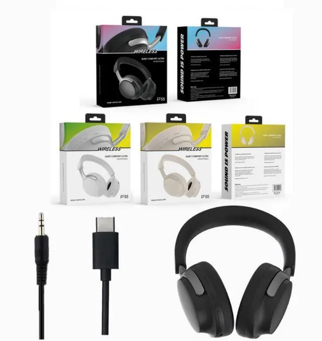 Alt view image 3 of 4 - Cross-border bestseller true wireless over-ear Bluetooth headphones 3D stereoscopic full-ear sports music factory in-stock headsets