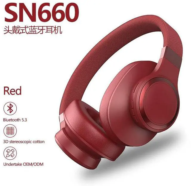 Alt view image 2 of 4 - Amazon's wireless Bluetooth over-ear headphones, the best-selling music headsets for export, stereo sound, cross-border factory direct sales