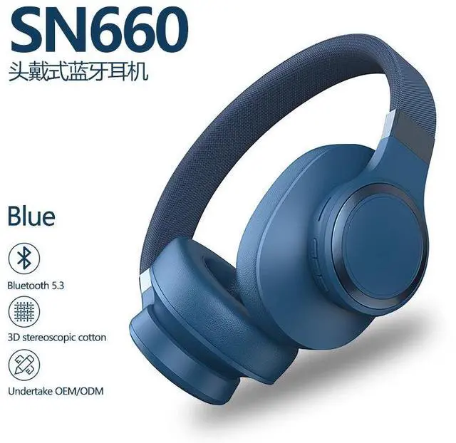 Alt view image 3 of 4 - Amazon's wireless Bluetooth over-ear headphones, the best-selling music headsets for export, stereo sound, cross-border factory direct sales