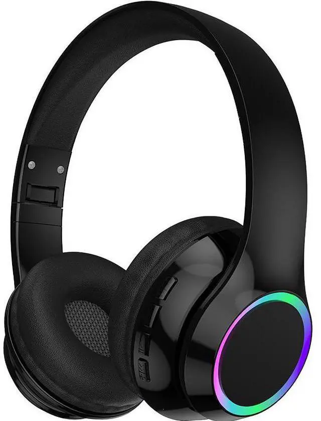 Main image of Bestseller P102 wireless over-ear Bluetooth headphones LED lighting Game music Type-C Cross-border stock private model