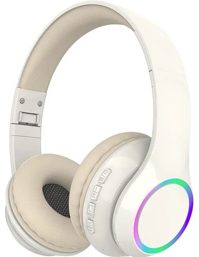 Alt view image 2 of 4 - Bestseller P102 wireless over-ear Bluetooth headphones LED lighting Game music Type-C Cross-border stock private model