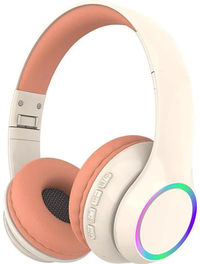 Alt view image 3 of 4 - Bestseller P102 wireless over-ear Bluetooth headphones LED lighting Game music Type-C Cross-border stock private model