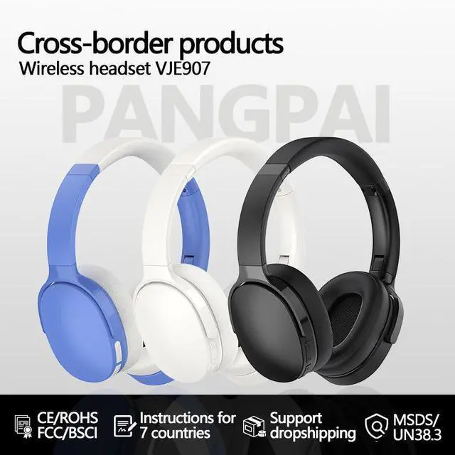 Alt view image 3 of 4 - Cross-border true wireless over-ear Bluetooth headphones with three audio effect switching, universal mobile phone headsets manufacturer in stock for wholesale
