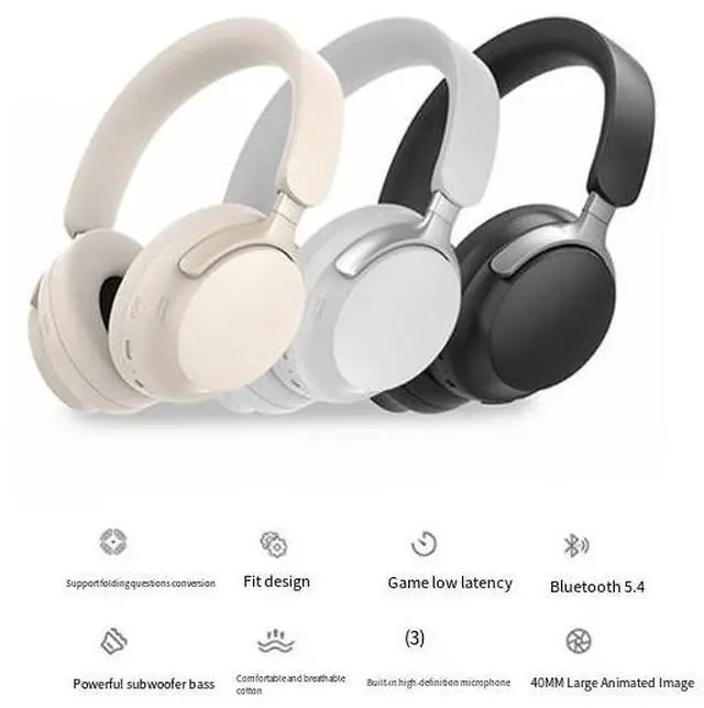 Alt view image 2 of 4 - Bestseller P55 over-ear headphones, fully covered ear cups, wireless Bluetooth, long battery life, music mobile phone, universal cross-border stock