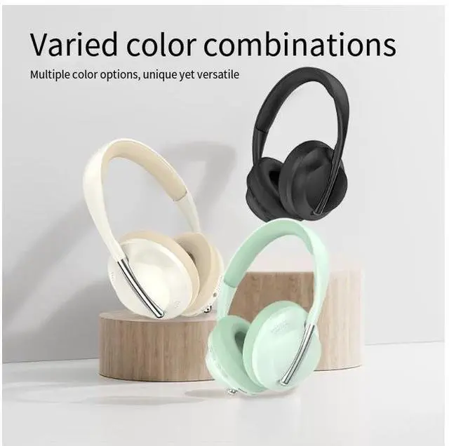 Alt view image 3 of 4 - Cross-border true wireless over-ear Bluetooth headphones, stereo full ear cups, music FM, manufacturer's in-stock private mold headsets