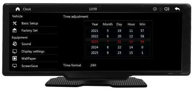 Main image of Cross-border 10.26-inch 4K high-definition dual-recording front and rear dashcam, 1080P wireless carplay portable MP5