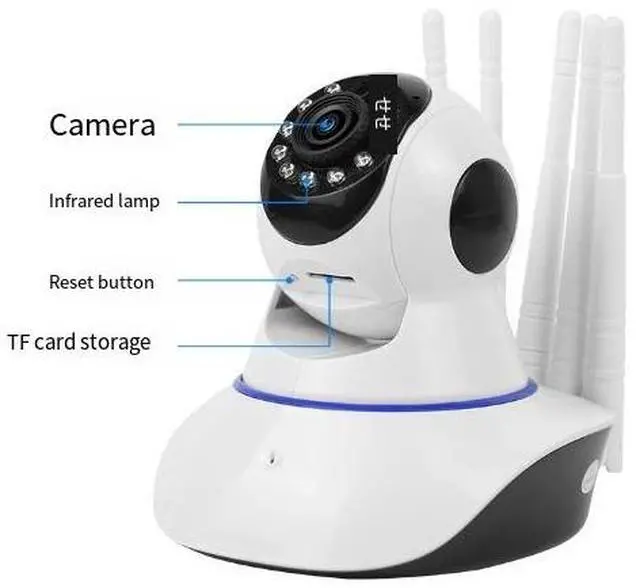 Main image of A1 infrared night vision camera, WiFi moving head, 360 Wireless high-definition two-way intercom security camera