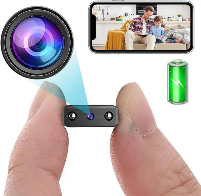 Main image of Smallest Wireless WiFi Battery Camera,HD1080P Security Camera,Portable Surveillance Camera with Video Recording Live Feed Night Vision,Motion Detection,Cloud Storage for Security with iOS Android APP
