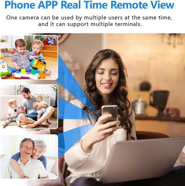 Alt view image 6 of 7 - Smallest Wireless WiFi Battery Camera,HD1080P Security Camera,Portable Surveillance Camera with Video Recording Live Feed Night Vision,Motion Detection,Cloud Storage for Security with iOS Android APP