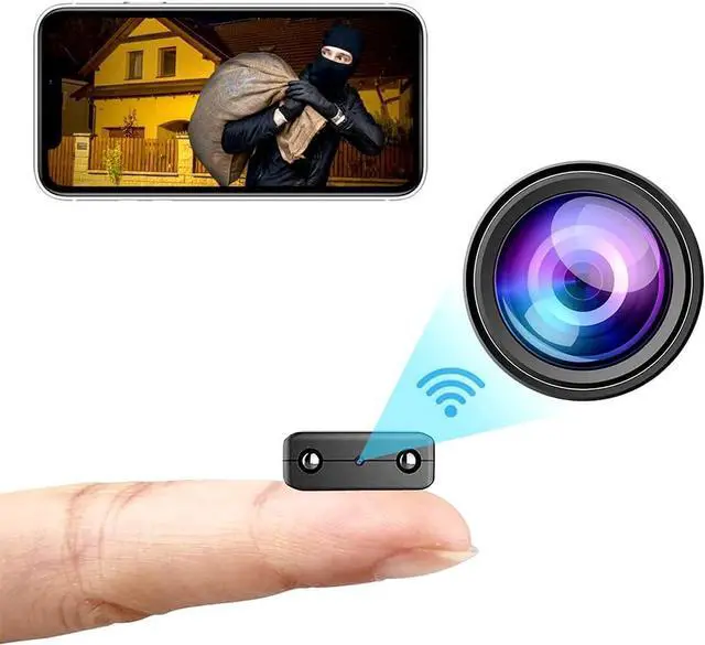 Main image of Wi-Fi Camera 1080P HD Smart Home Cameras Mini Cameras Cam with Motion Sensor Night Vision App Control Cellphone Control No Battery No Need Wi-Fi