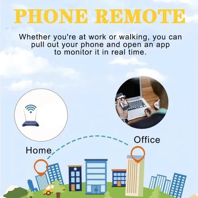Alt view image 4 of 7 - Mini Indoor Security Wireless Home Camera Small Outdoor WiFi Pet Cameras,2025 Upgraded 1296P Tiny Nanny Cam, Wide Angle,Night Vision, Home Indoor Outdoor Camera, No Need WiFi Camera,For Home Security