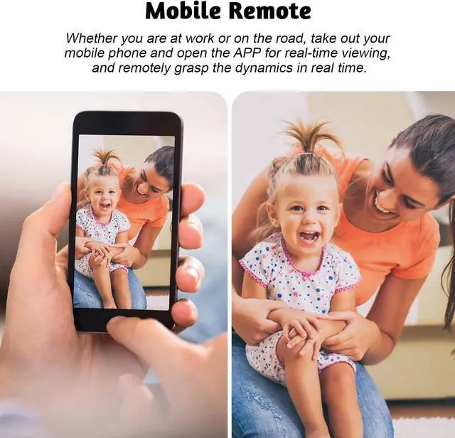 Alt view image 4 of 6 - Spy Camera Hidden Camera, MiNi WiFi Wireless Camera with Motion Detection and Night Vision, App Control, Cloud Storage and SD Storage for Pet, Baby and Babysitter Monitoring-Black