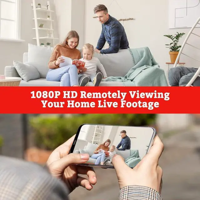 Alt view image 3 of 6 - Spy Camera 1080P HD WiFi with Motion Detection Remote App Control Micro Small Hidden Wireless Indoor Secret Camera Mini Nanny Spy Cam for Home Office Security and Surveillance Monitor Video Camera