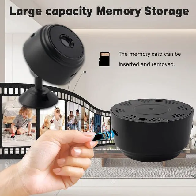 Alt view image 6 of 6 - Hidden Cameras -WiFi Wireless -Nanny Cam -1080P HD Security Camera-Best Mini -Car Cameras for Surveillance-Surveillance Camera with Motion