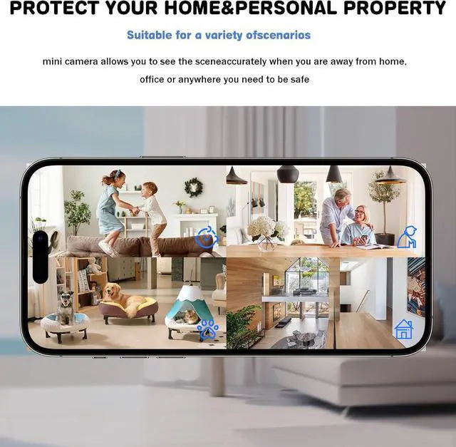Alt view image 5 of 6 - Hidden Cameras -WiFi Wireless -Nanny Cam -1080P HD Security Camera-Best Mini -Car Cameras for Surveillance-Surveillance Camera with Motion