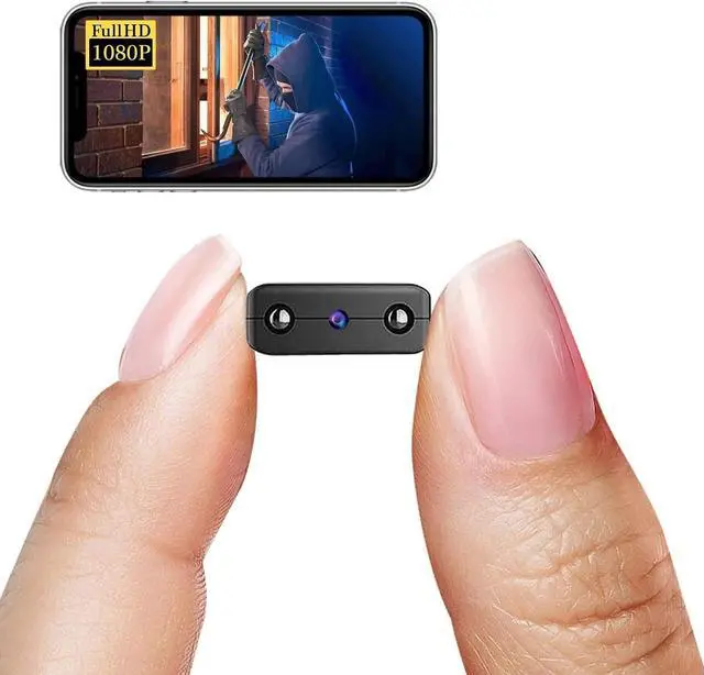Main image of Smallest Wireless WiFi Hidden Camera,HD1080P Video Recording Live Feed,Portable Camera,Nanny Cam,Baby Monitor with Night Vision,Motion Detection,Cloud Storage,Remote Viewing for iOS Android Phone APP
