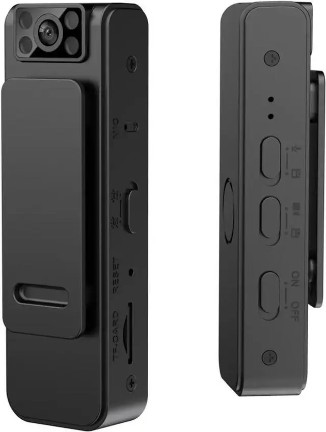 Main image of Mini Body Camera Video Recorder, 1080P Small Portable Wearable Hidden Cameras with Clip & Night Vision, Micro Pocket Body Worn Cam for Sport, Pet, Home Office, Security, Work Records(NO WiFi & APP)