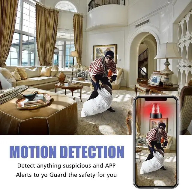 Alt view image 6 of 7 - KFK Hidden Spy Camera,1080P Wireless Mini WiFi Nanny Cam Smart Home, Pet Dog Camera Indoor Outdoor Baby Camera 1080P Remote Portable,Secret House Cameras with Motion Detection Night Vision