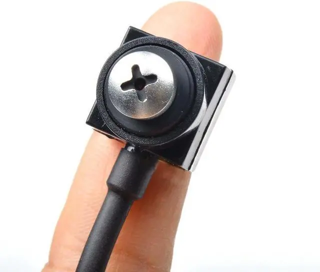 Alt view image 3 of 6 - Wired Spy Camera Pinhole Convert Camera Mini Hidden Camera HD 1000TVL Small Portable BNC RCA Video Nanny Cam for CCTV Security Indoor Home Survelliance System DVR FPV
