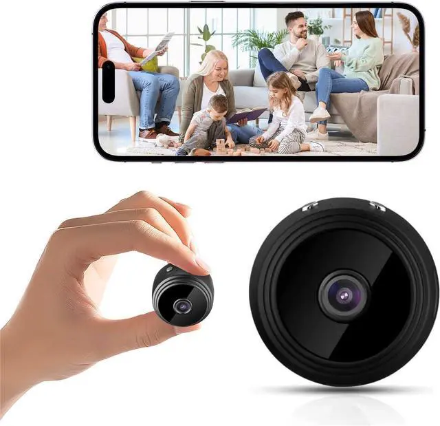 Main image of Mini Hidden Camera Indoor, WiFi Wireless Small Camera, Home Security Camera for Pet, Baby with Motion Detection, Night Vision, App Control
