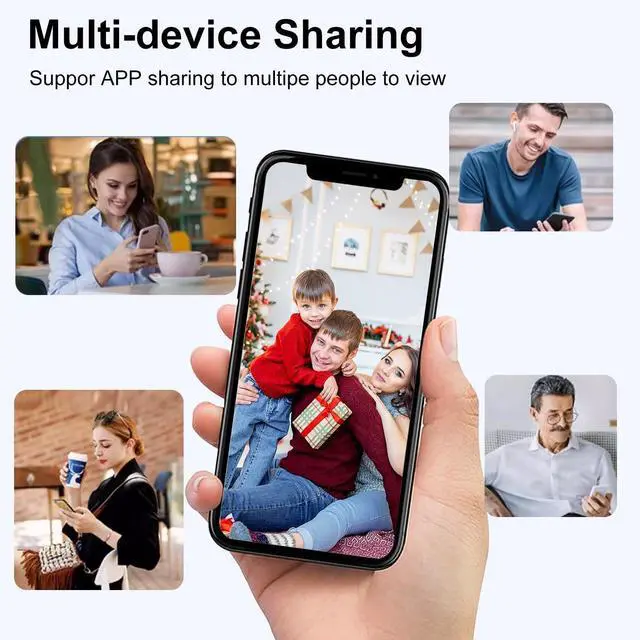 Alt view image 6 of 6 - Hidden Camera, 1080P HD WiFi Camera - Mini Nanny Cam with Night Vision & Motion Detection - Indoor/Outdoor Wireless Security Camera for Home, Car, Baby & Pet Monitoring(Black)