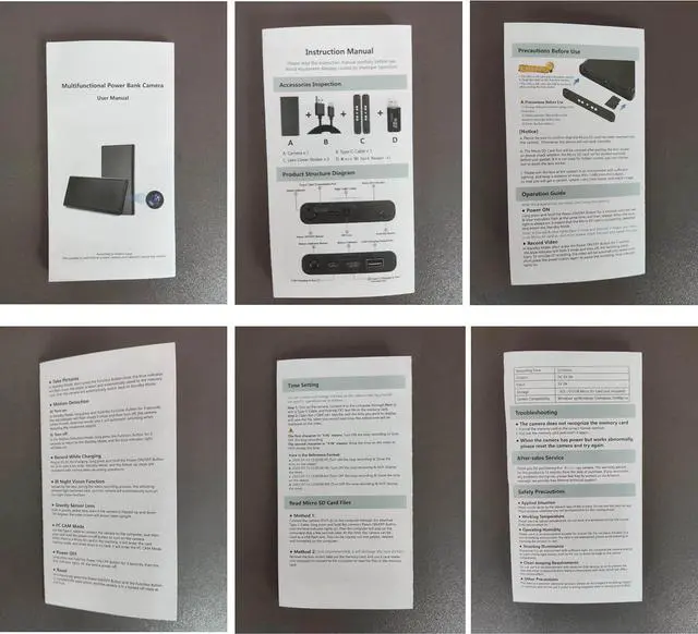 Alt view image 3 of 7 - Hidden Camera - Spy Camera - Mini Camera - 10000 mAh HD 1080P- Portable Mobile Power Supply Camera - Secret Camera - Evidence-Collecting Camera-Small Camera-Nanny camera-55 Hours of Record
