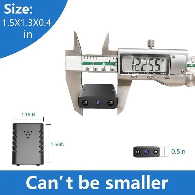 Alt view image 7 of 7 - Smallest Wireless Wifi Camera,HD1080P Mini Security Camera with Video Recording Live Feed,Baby Monitor,Pet Camera With Night Vision,Motion Detection,Remote Viewing for Security with iOS Android APP