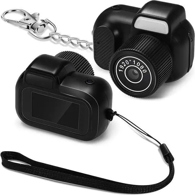 Main image of Mini Keychain Camera 1080p Mini Photo Video Camera Retro Portable Micro Video Camcorder with 100 Mins Long Battery Life for Travel Study Recording (No Memory Card)