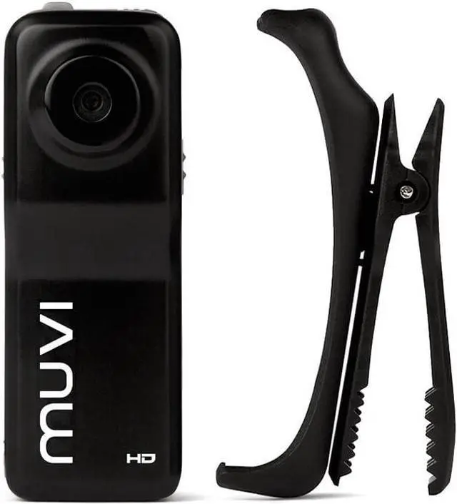 Main image of Veho Muvi HD10X Micro Camcorder | HD | Handsfree | Body Worn | Action Camera | 8GB microSD Card | 1080p30 - Black (VCC-003-MUVI-1080)