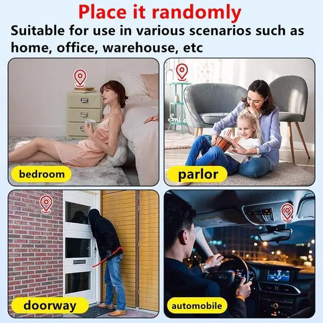 Alt view image 3 of 5 - Hidden Camera with Audio/Video. Mini Small Camera. Spy Hidden Cameras for Home Indoor Use. Spy Cam with Night Vision and Motion Detection | Only 0.9 inch! Baby Monitor Small Mini Wireless Outdoor S26