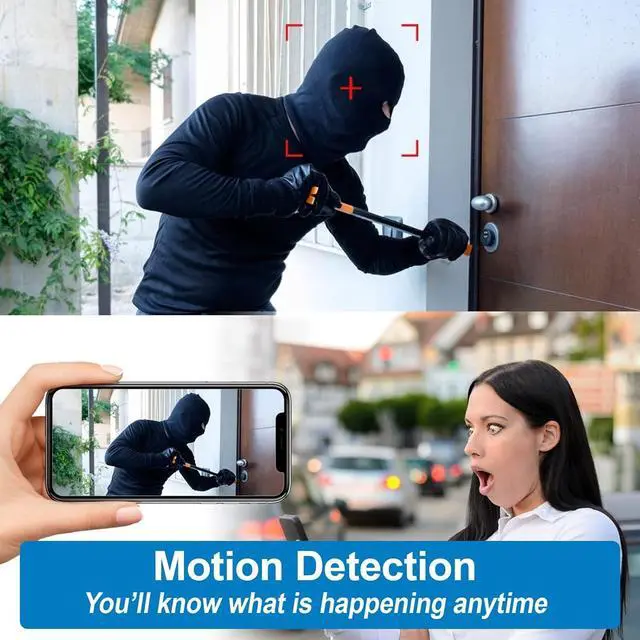 Alt view image 5 of 7 - 2025 Upgraded Mini Spy Camera Hidden Camera,4K WiFi Wireless Camera, 100 Days Standby Battery Life,AI Motion Detection Alerts,Nanny Cam Security Cam for Indoor,Home,Baby,Pets