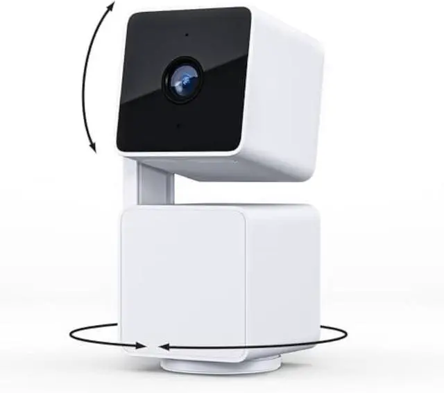 Main image of Indoor/Outdoor IP65 1080P 360° Pan/Tilt/Zoom Wi-Fi Smart Home Security Camera with Motion Tracking for Baby & Pet, Color Night Vision, Works with Alexa & Google Assistant, White