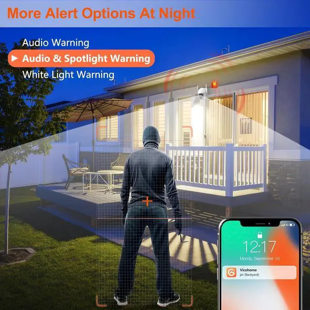 Alt view image 4 of 7 - Solar Security Cameras Wireless Outdoor, Total Wire-Free Solar PTZ Speed Dome Camera, Pan Tilt 360 Degree View Battery Camera,Home Security Wireless Outdoor Solar Powered Camera X88