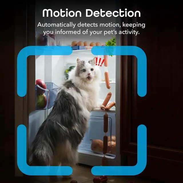 Alt view image 3 of 7 - Smart Wi-Fi Security Camera with Night Vision: 1080p HD Indoor Surveillance, Motion Detection, Two-Way Audio & Alexa Compatible