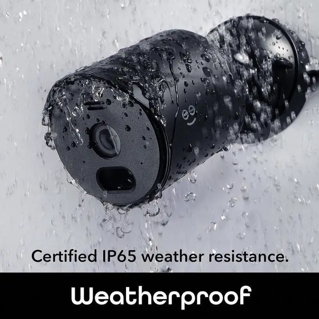 Alt view image 4 of 7 - Vantage WiFi Outdoor Security Camera - 1080p HD, IP65 Waterproof, 2-Way Audio, Night Vision, Voice Control with Alexa & Google Home
