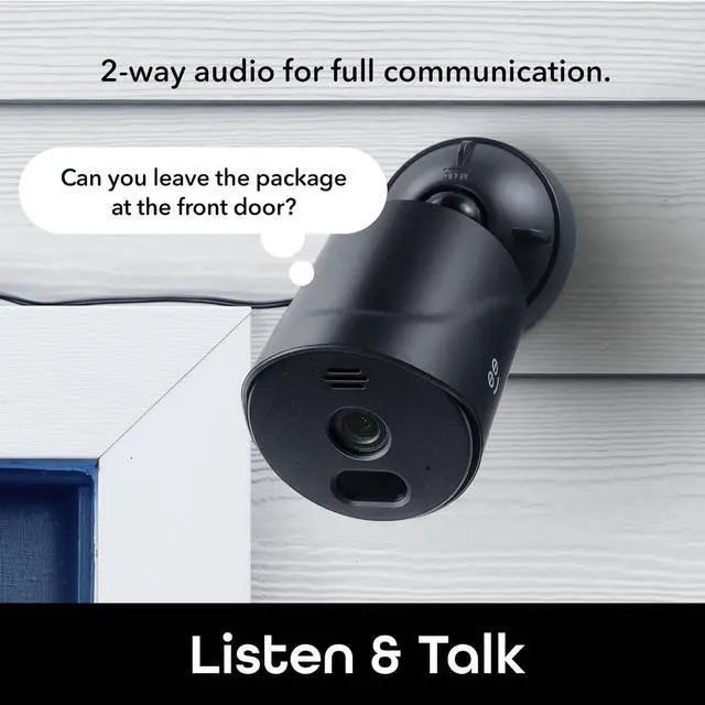 Alt view image 6 of 7 - Vantage WiFi Outdoor Security Camera - 1080p HD, IP65 Waterproof, 2-Way Audio, Night Vision, Voice Control with Alexa & Google Home